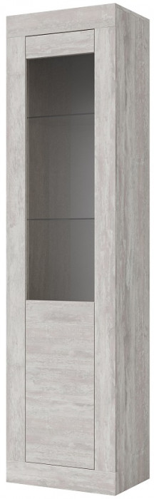 Шкаф-витрина однодверный "Лондон" - Ледяное дерево