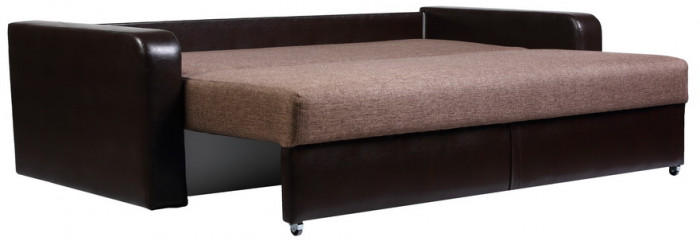 Диван еврокнижка Дублин 160 рогожка серая