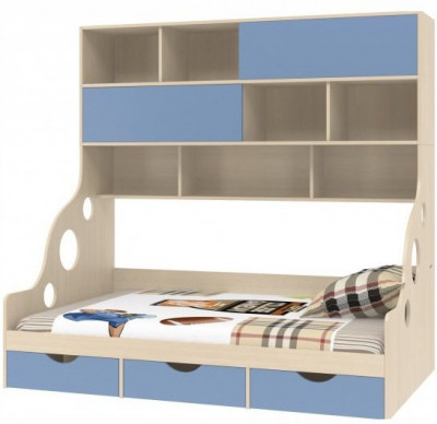 Дельта-21.12 Кровать с антресолью 90