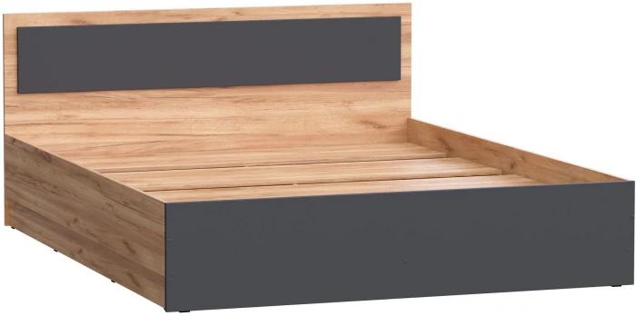 Мартина Кровать 160, крафт/графит