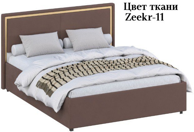Кровать 120 с подъемным механизмом КРП-431-М-12, Микровелюр Zeekr-11