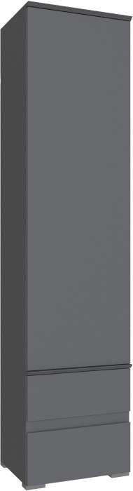 Пенал закрытый Плейона, Графит серый