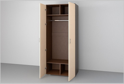 Аллегро 4 Шкаф 2-створчатый ЛДСП (Венге / Белфорт)