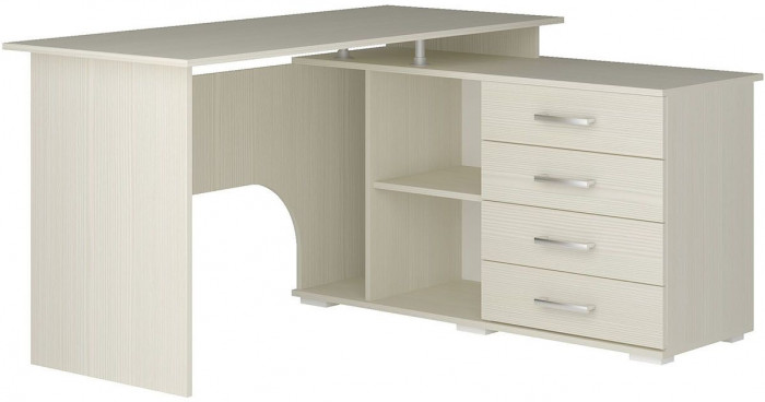 Интел-10 стол компьютерный Бодега Светлый