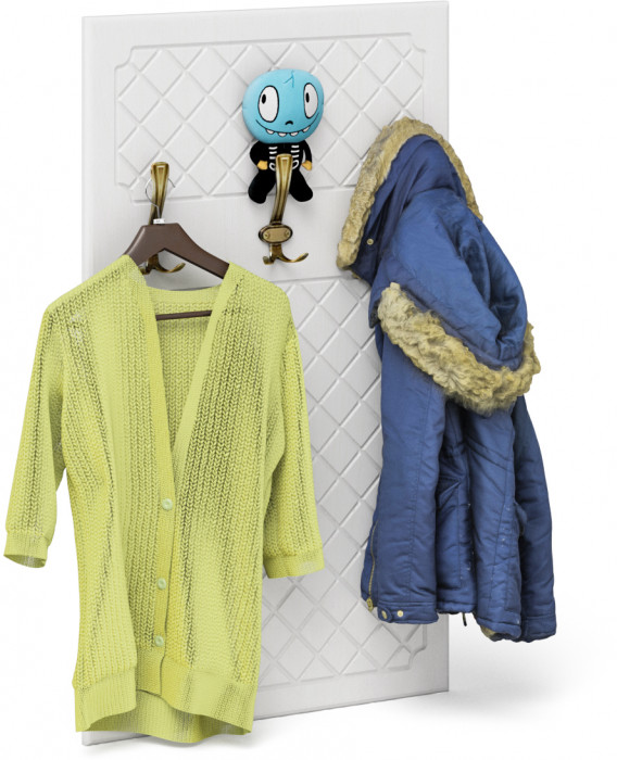 Прихожая П-6 Компоновка № 04, цвет венге/фасады МДФ белое дерево фрезеровка ромб, ШхГхВ 120х35х200 см.