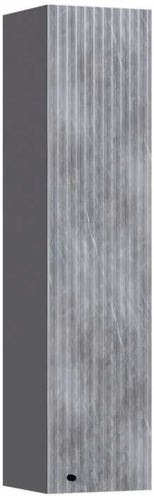 Оливия Шкаф навесной (Графит, Графит Софт)