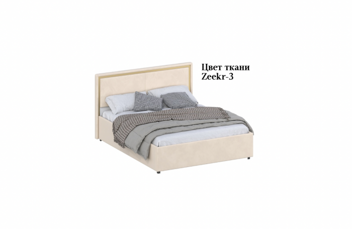 Кровать 140 с подъемным механизмом КРП-431-М-14, Микровелюр Zeekr-3