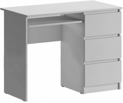 Челси Стол письменный (Белый глянец, Белый)