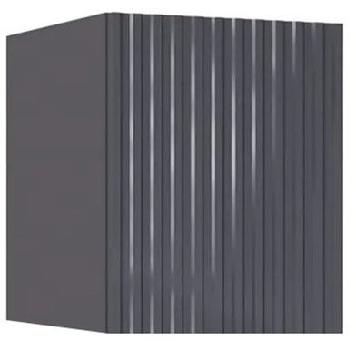 Оливия Шкаф навесной малый (Графит, Графит Софт)