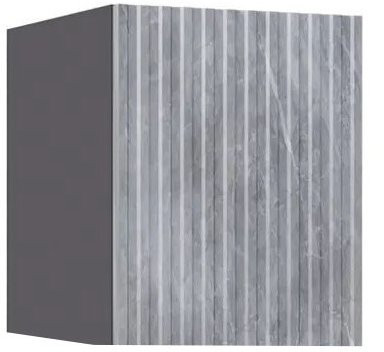 Оливия Шкаф навесной малый (Графит, Графит Софт)