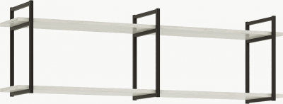 Нэнси LOFT Полка 1300 (ЛДСП) (Дуб Крафт белый)