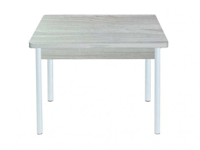 Симпл стол обеденный раскладной / Ясень светлый/белый