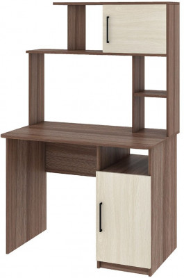 Интел-12 стол компьютерный Ясень Шимо темный / Светлый