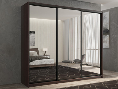 Шкаф-купе Кааппи 1 Венге 240х45х230 см