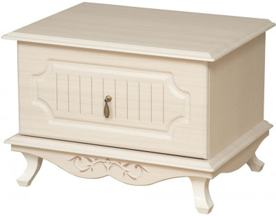 Тумба прикроватная 06.70 Кантри патина вудлайн кремовый/сандал белый