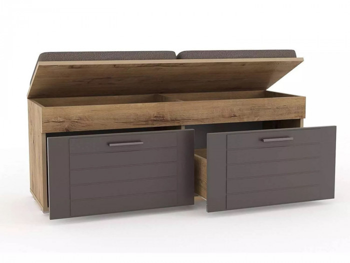 НМ 040.72 Тумба Livorno /дуб бунратти / софт графит