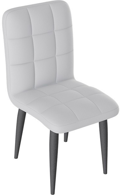 Франк ДП 2-17 Стул (конус) (Черный матовый/Микровелюр Бежевый)