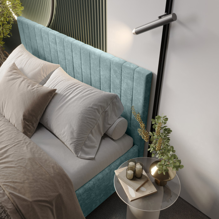 Кровать с подъемным механизмом Хлоя 1,6м, Шарли бриз