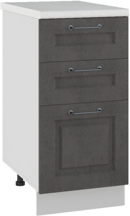 Кухонный гарнитур МДФ Капри 2000 Камень темный