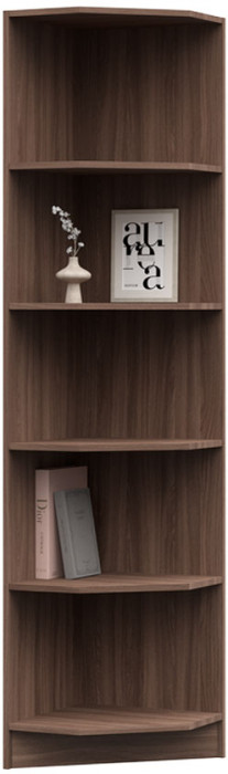 ПУ 301 Макарена ЛДСП торцевая полка 424х1908х424 шимо темный/шимо светлый