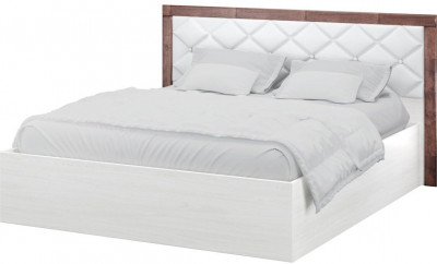 Мадлен Кровать 160+ПМ, анкор светлый/какао