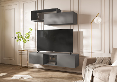 Норд Модульная Гостиная, вариант №1, Графит/Графит