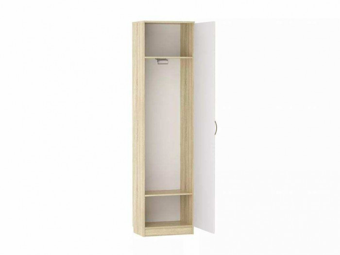 НМ 014.71 ПР Шкаф для одежды Оливия Дуб Сонома/белое дерево