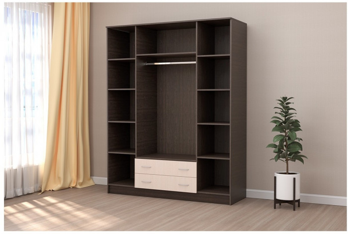 Модульная спальня Кэт-7 (композиция 7) (Венге / Белфорт)