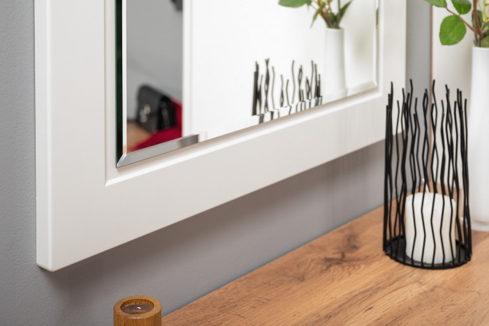 Остин Прихожая 51, цвет белый шагрень/дуб крафт золотой, ШхГхВ 240х54,3х229,6 см., универсальная сборка