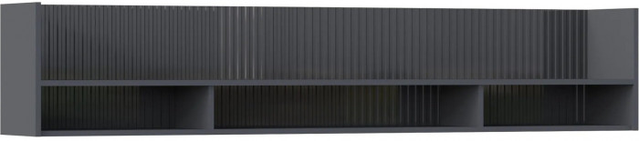 Модульная гостиная Оливия, композиция 1 (Графит, Графит Софт)