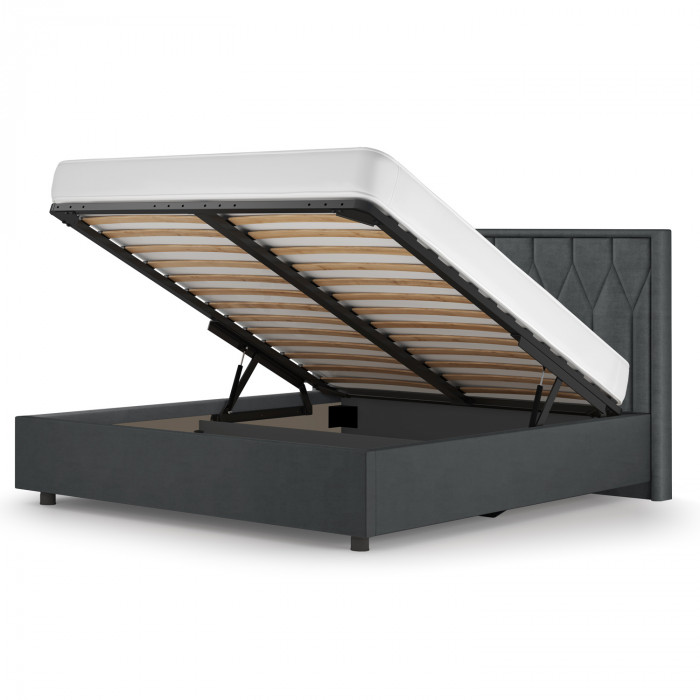 Кровать-10М с подъёмным основанием 1600 графит