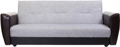 Диван книжка Амстердам 140 рогожка серая