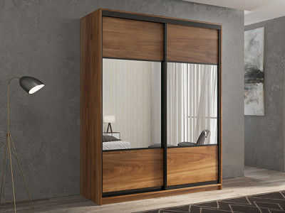 Шкаф-купе Кааппи 6 Кастелло Бренди 140х45х230 см