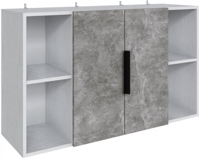 Полка навесная Мадрид ПН-2 (1,1) белый/ателье светлое