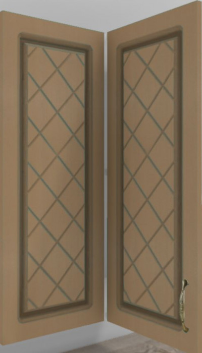 Ф-128 Модена (ШВУП 716) МДФ дуб кофе