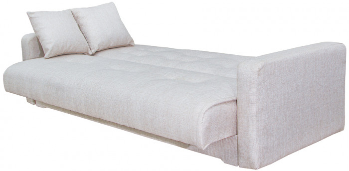 Диван Лондон 140,рогожка, полностью бежевый ППУ