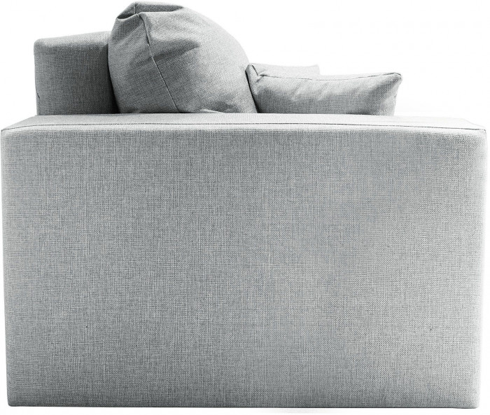 Диван-кровать Ливерпуль, 160х195, раскладной, еврокнижка, рогожка, серый