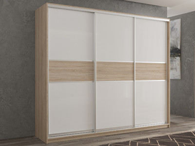 Шкаф-купе Кааппи 11 Сонома Светлый 240х45х230 см