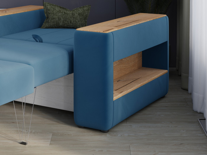 Кресло-кровать "Доро", Атлантида/МДФ дуб канадский