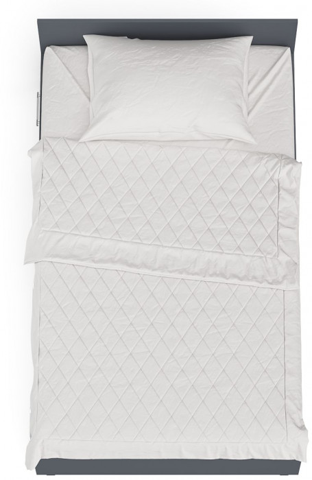 Мори Кровать с ящиками 1200, цвет графит/белый, ШхГхВ 123,5х203,5х70 см., сп.м. 1200х2000 мм., без матраса, основание есть