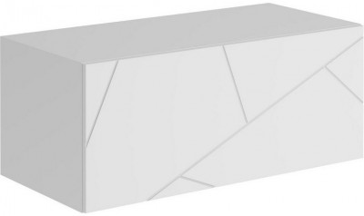 ГРАНЖ Тумба ТМ-002 (Д.900, подвесная) (Белый (Шагрень) / Белый софт)