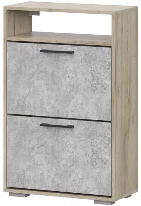 мс для прихожей Бостон ОБ-600 дуб крафт серый/бетонный камень