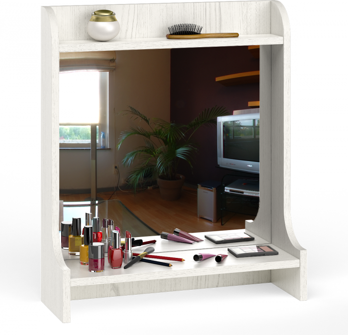 Ливерпуль Полка 10.118 с зеркалом, белый