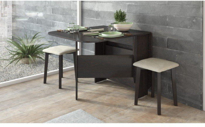 Стол-книжка Т1 (Венге Цаво, Дуб Белфорт)