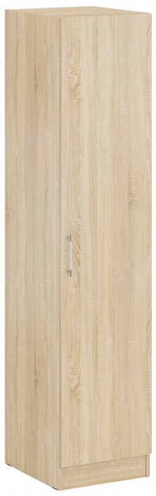 Кровать с ящиками 1200 + Пенал Стандарт, цвет дуб сонома, ШхГхВ 123,5х203,5х70 + 45х52х200 см., сп.м. 1200х2000 мм., без матраса, основание есть