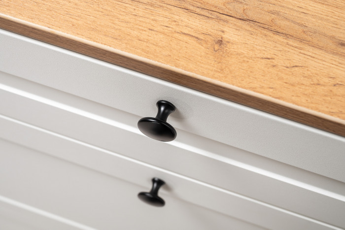 Остин Прихожая 17, белый шагрень/дуб крафт золотой