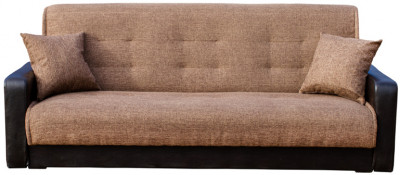 Диван Лондон 120 коричневый, пружинный блок Боннель