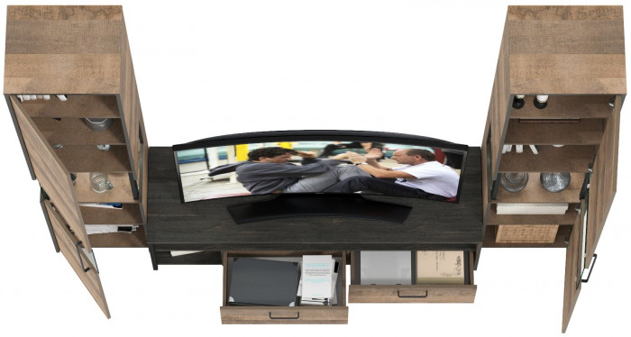 Трувор Гостиная 018, дуб гранж песочный/интра