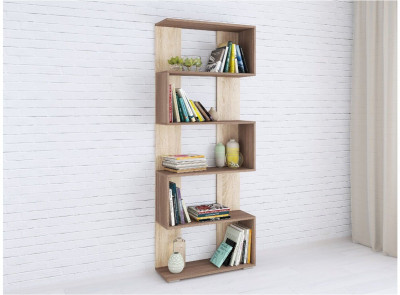 Стеллаж Ромео-1 ясень шимо/дуб сонома