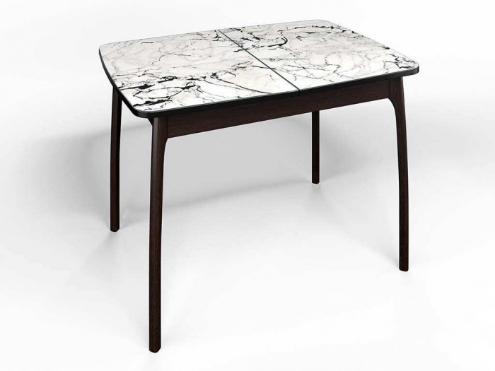 Стол СМ-1 Флорида опора массив изогнутая венге